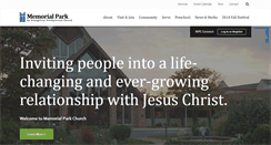 Desktop Screenshot of memorialparkchurch.org